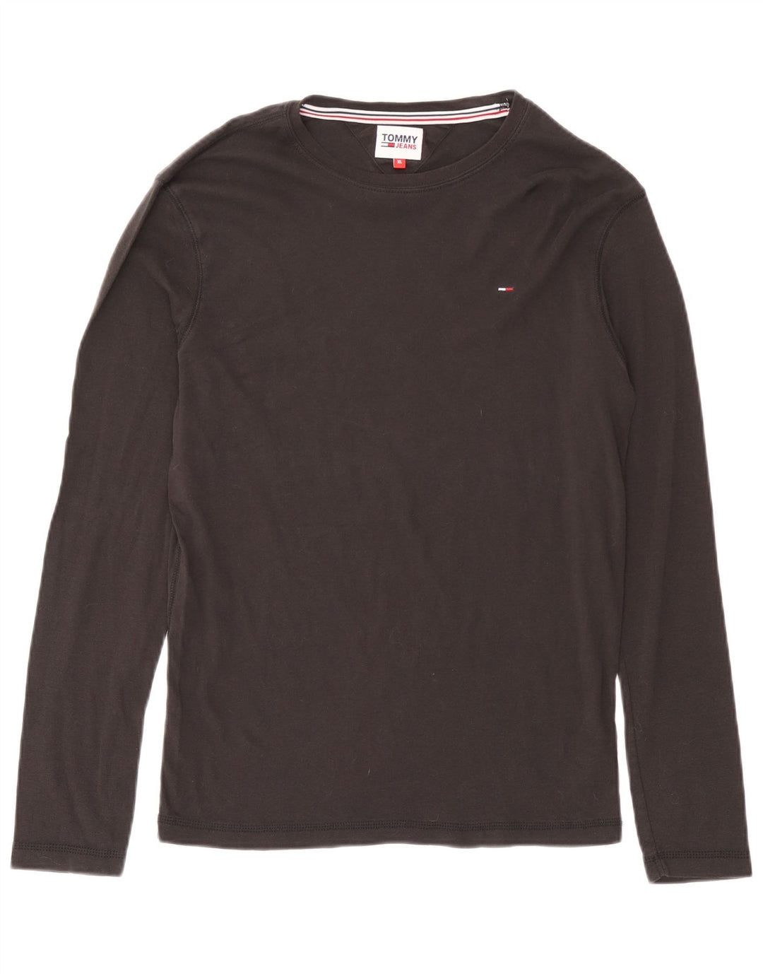 Tommy Hilfiger Uomo Top Manica Lunga XL Cotone Grigio
