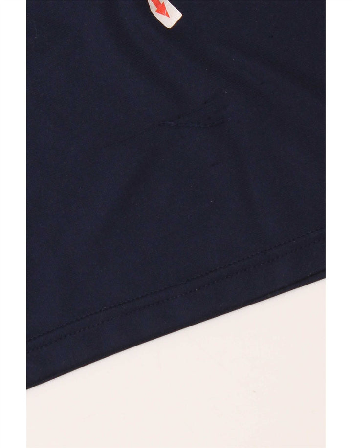 Polo Nike da uomo Dri Fit grande in poliestere color block blu navy