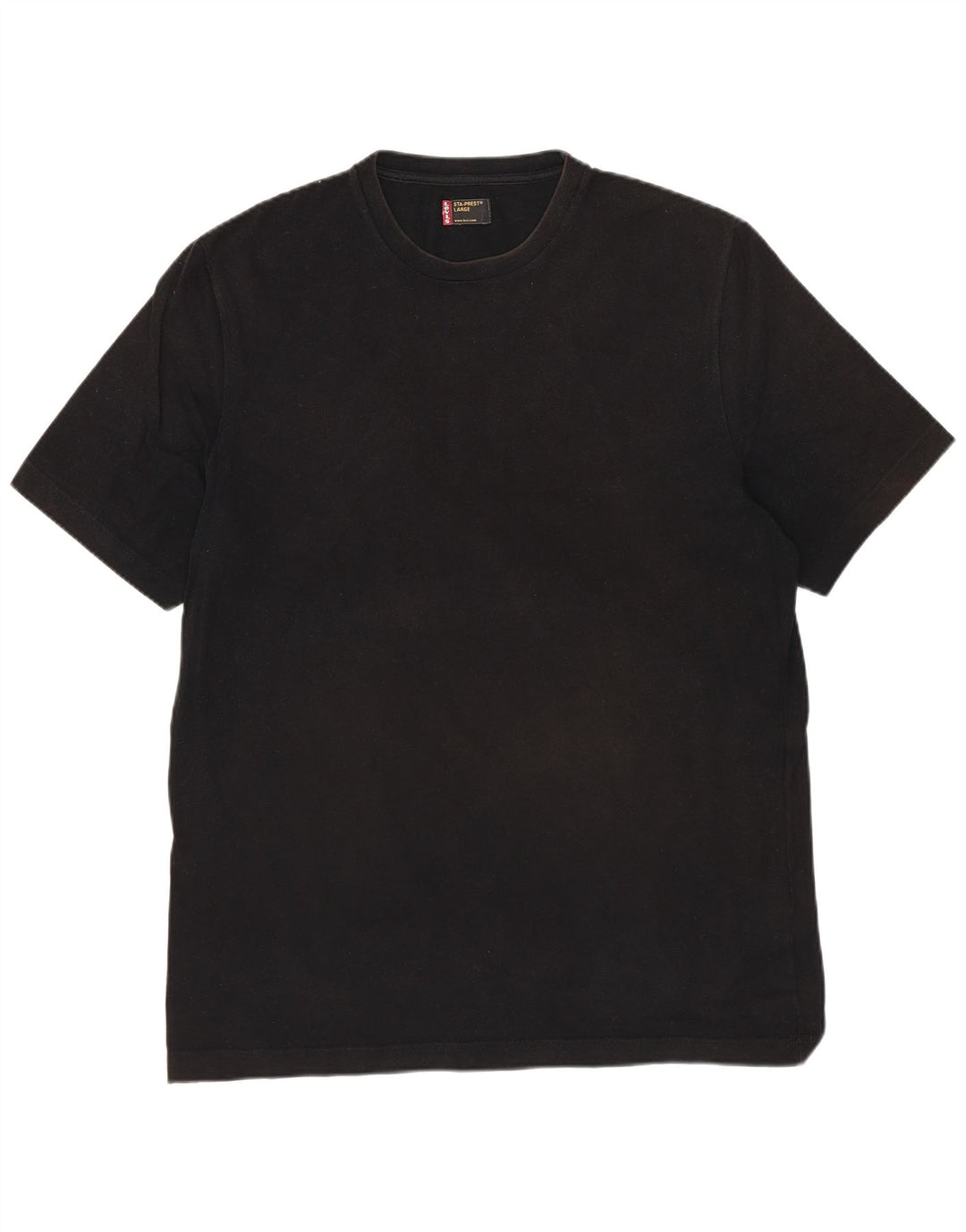 T-shirt da uomo LEVI'S Top grande in cotone nero