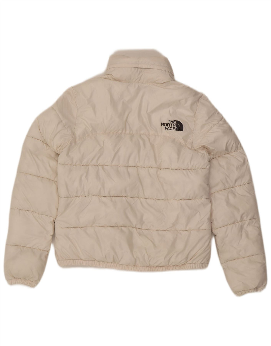 Giacca imbottita con cappuccio da donna The North Face UK 10 Small Poliestere bianco