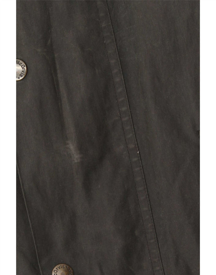 Giacca da uomo in cotone cerato vestibilità ampia MC Orvis UK 40 grande nera