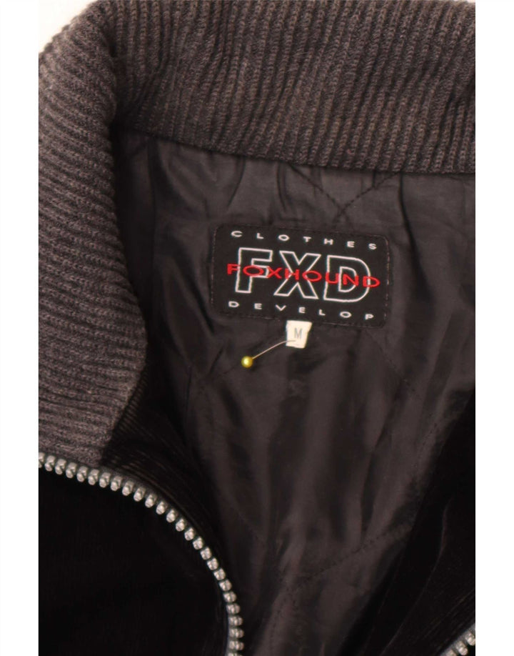 Giacca in velluto a coste da uomo Foxhound UK 38 media nera