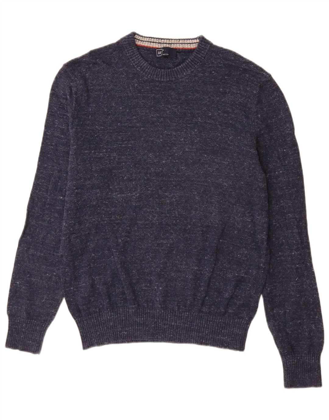 Maglione da uomo girocollo Gap in cotone medio blu navy screziato