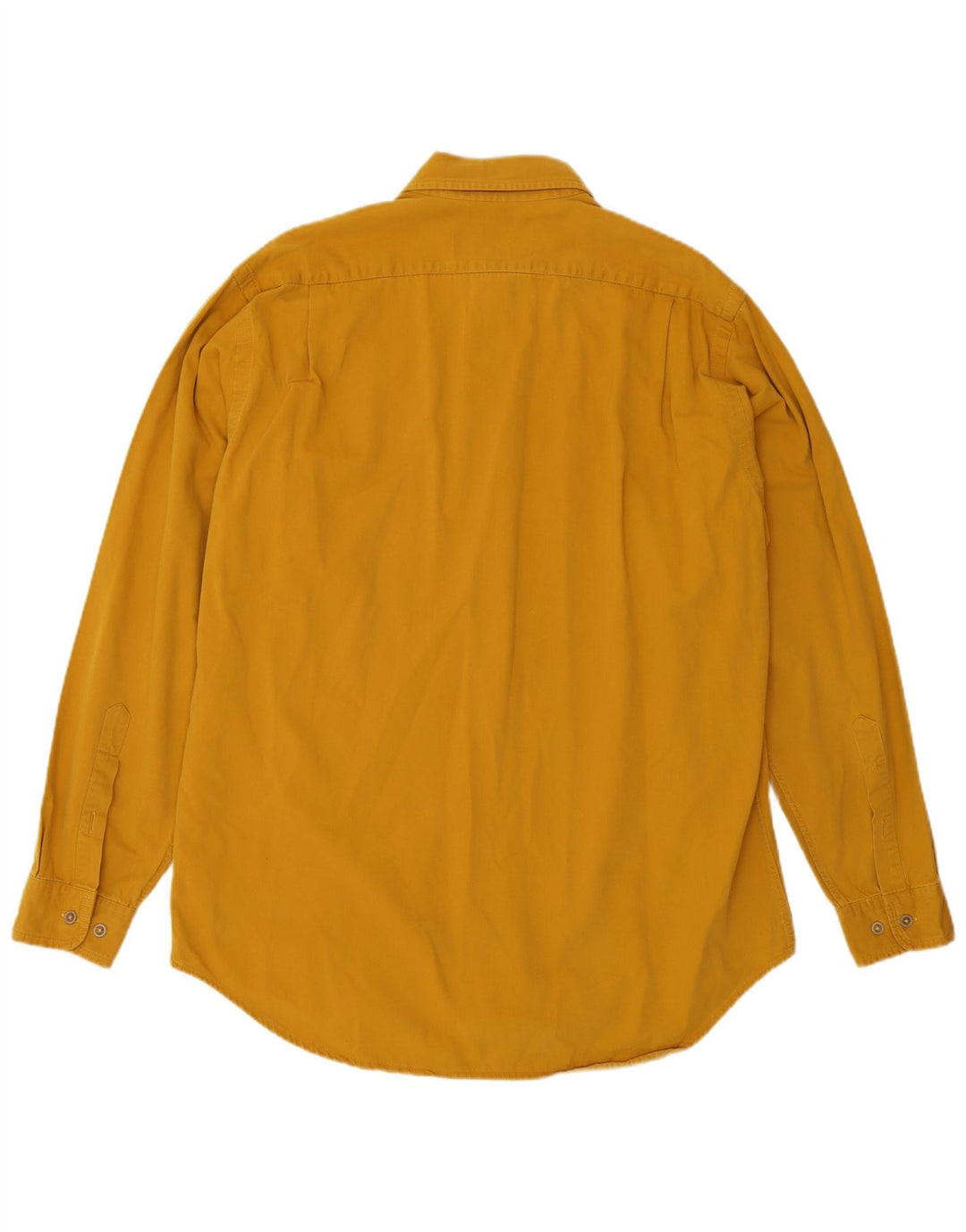Camicia da uomo Marlboro Classics grande in cotone giallo