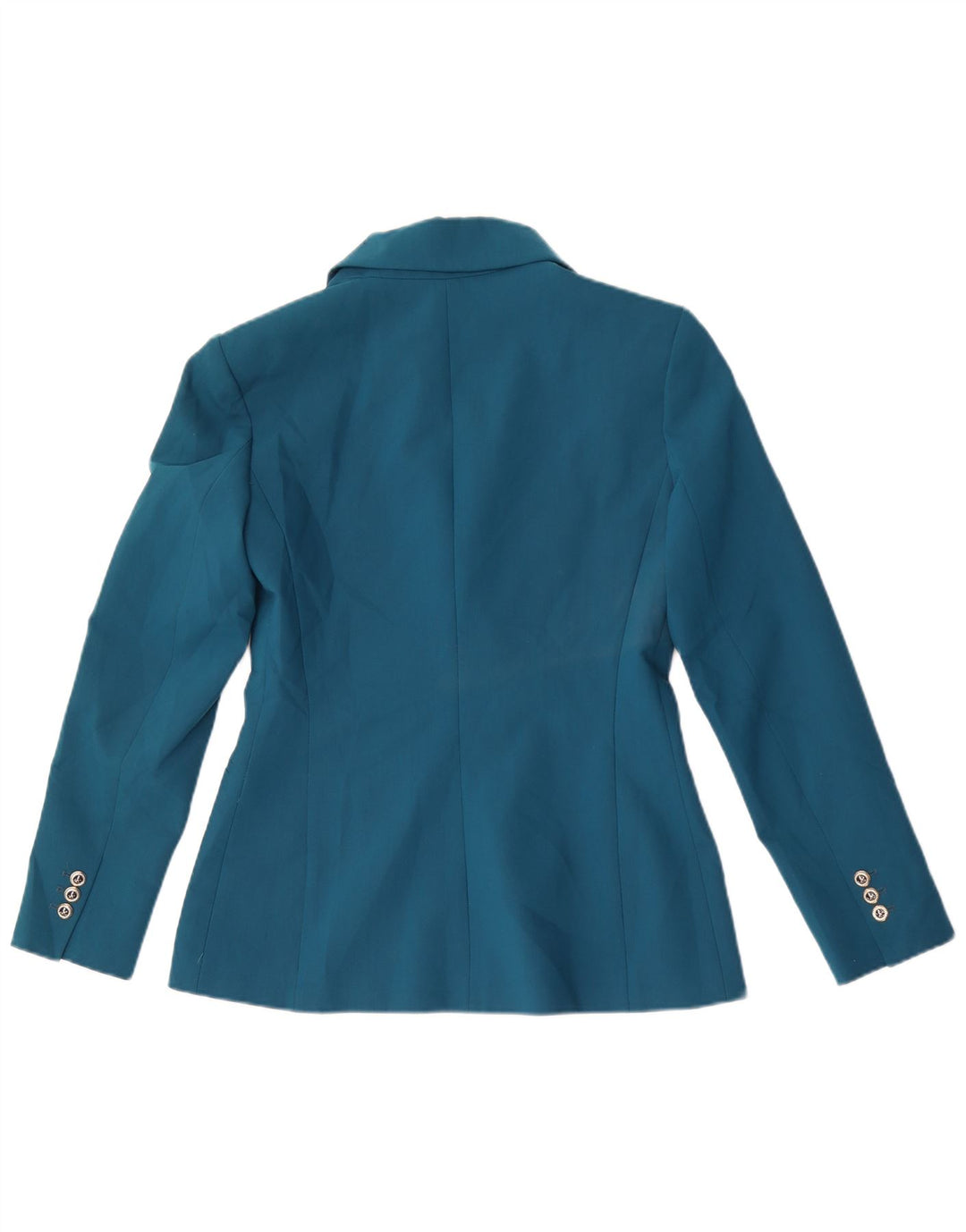 Giacca blazer doppiopetto da donna Zara UK 12 poliestere blu medio