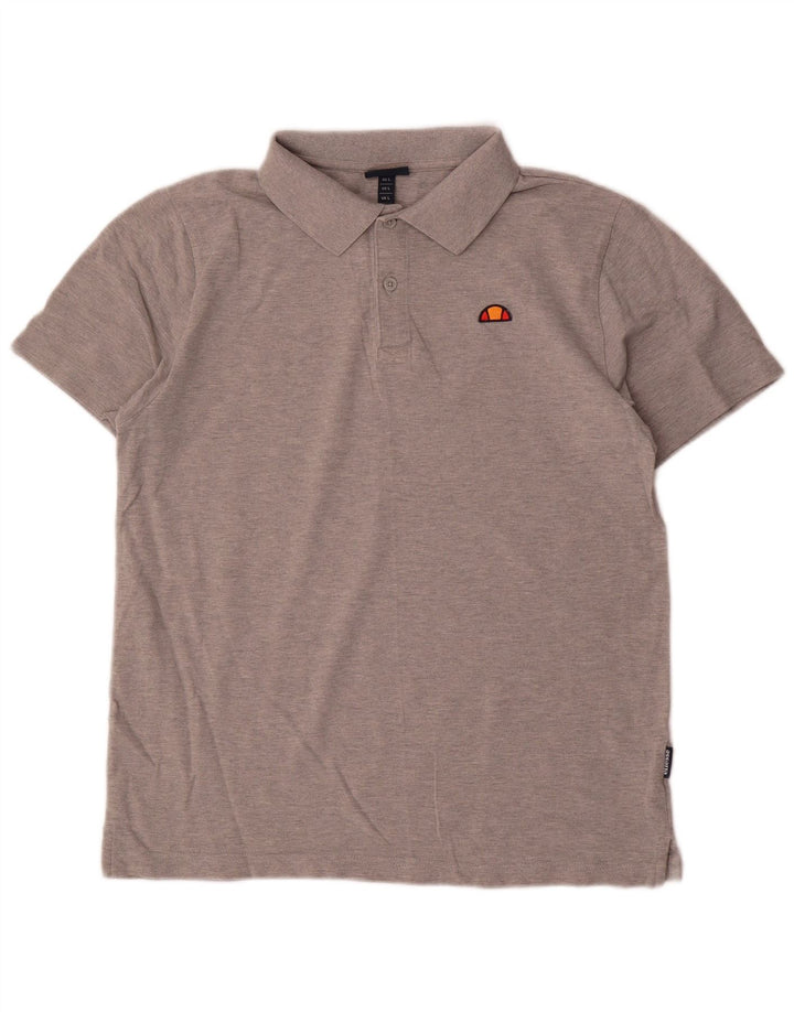 Polo da donna Ellesse UK 16 grande in cotone grigio