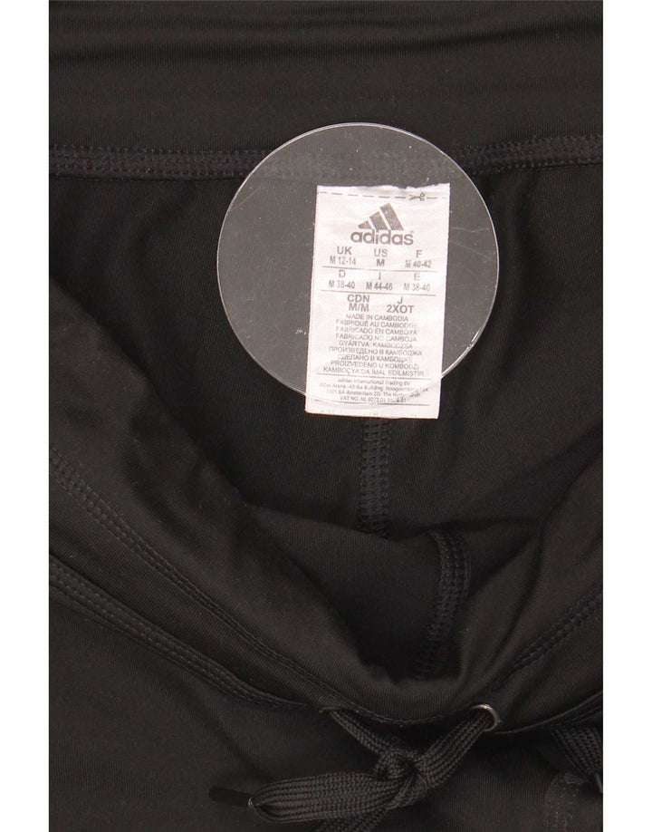 Pantaloni da tuta da donna Adidas UK 12/14 Medium Nero Poliestere