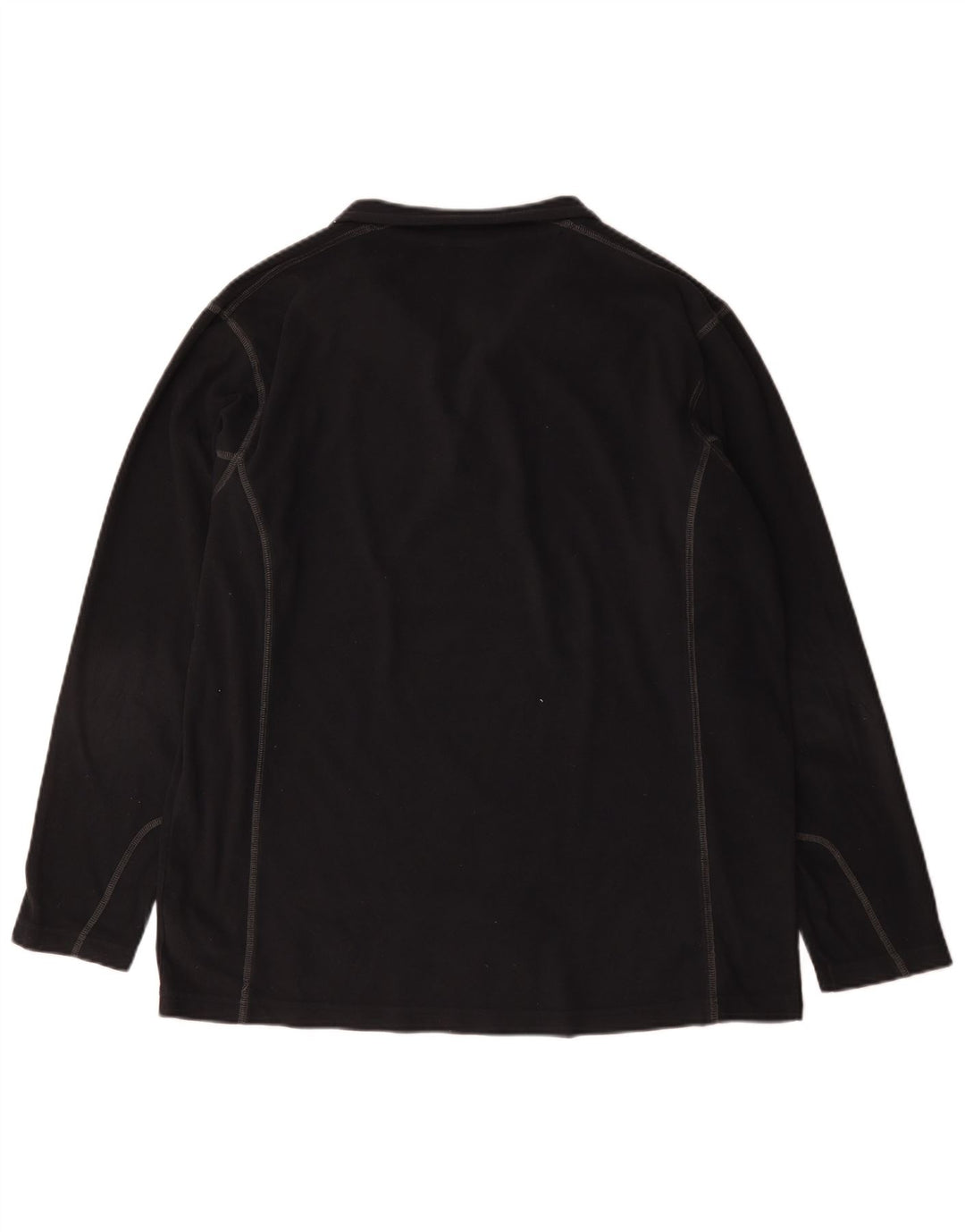 Maglione in pile da uomo Columbia con zip e collo XL poliestere nero