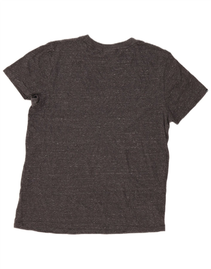 T-shirt da uomo Superdry Top XL in cotone chiazzato grigio