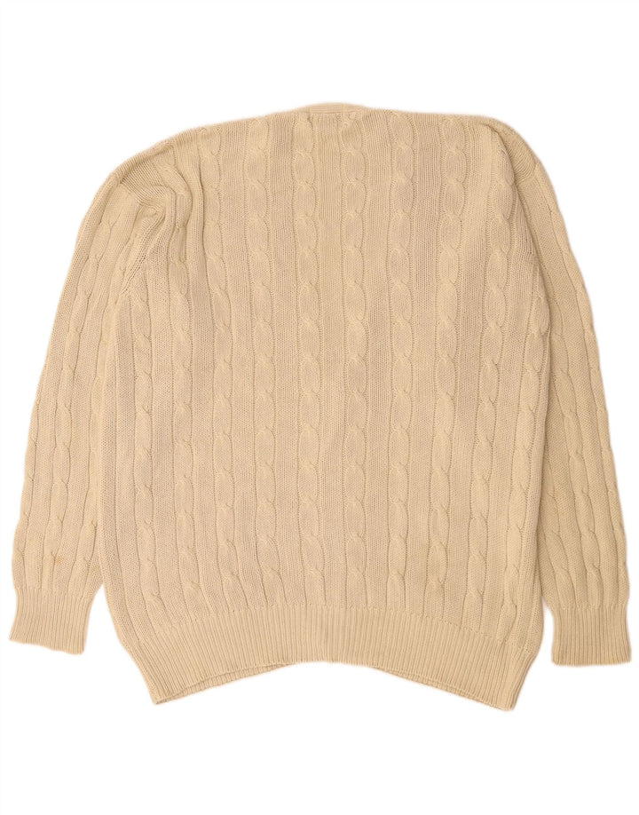 Maglione Cardigan Uomo Kappa XL Cotone Beige