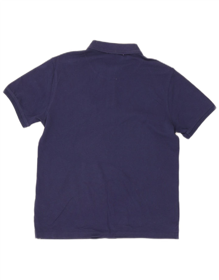 Polo da uomo Refrigue piccola in cotone blu navy