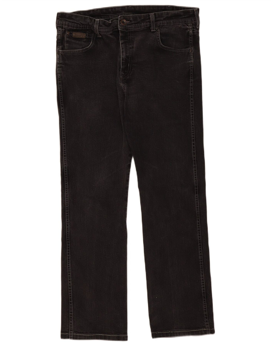 Jeans dritti Clyde da uomo Wrangler W36 L30 cotone grigio