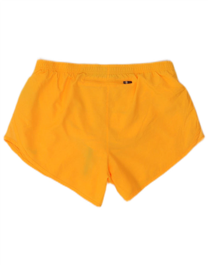 Pantaloncini sportivi Nike da donna Dri Fit UK 14 poliestere arancione medio
