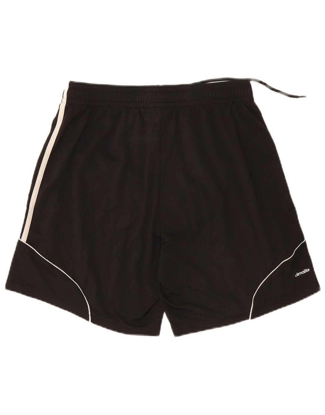 Pantaloncini sportivi Adidas Climalite da uomo grandi in poliestere nero