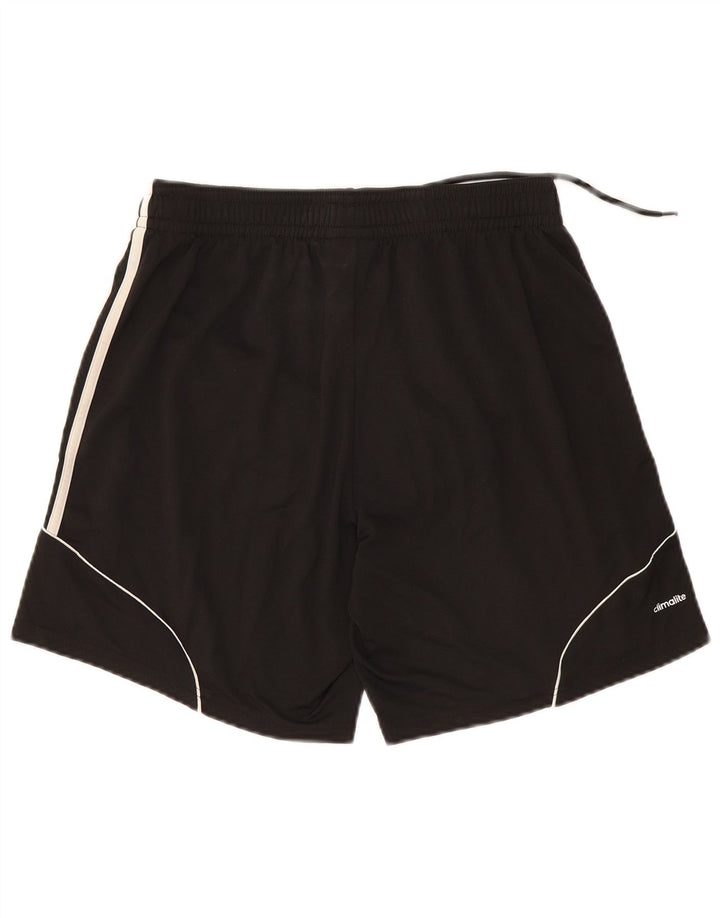 Pantaloncini sportivi Adidas Climalite da uomo grandi in poliestere nero