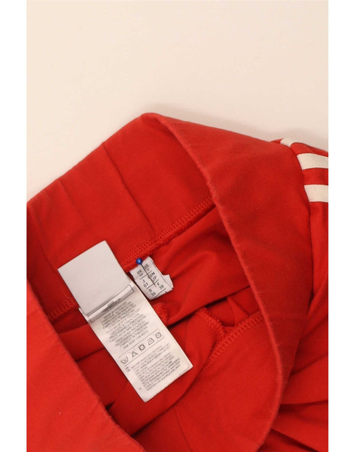 Leggings Adidas da donna UK 10 Small rosso elastan