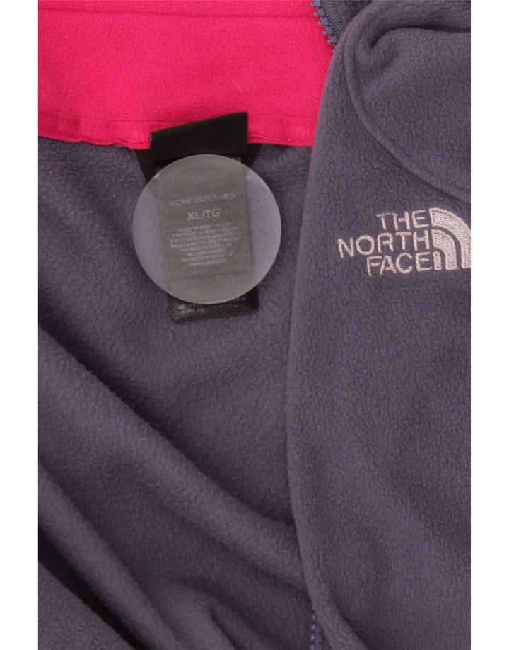 Giacca in pile da donna The North Face UK 18 XL poliestere viola