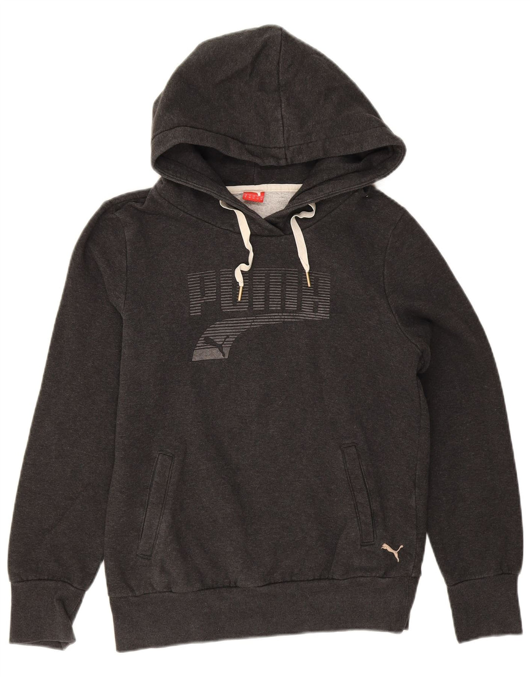 Felpa con cappuccio grafica da donna Puma UK 12 media nera