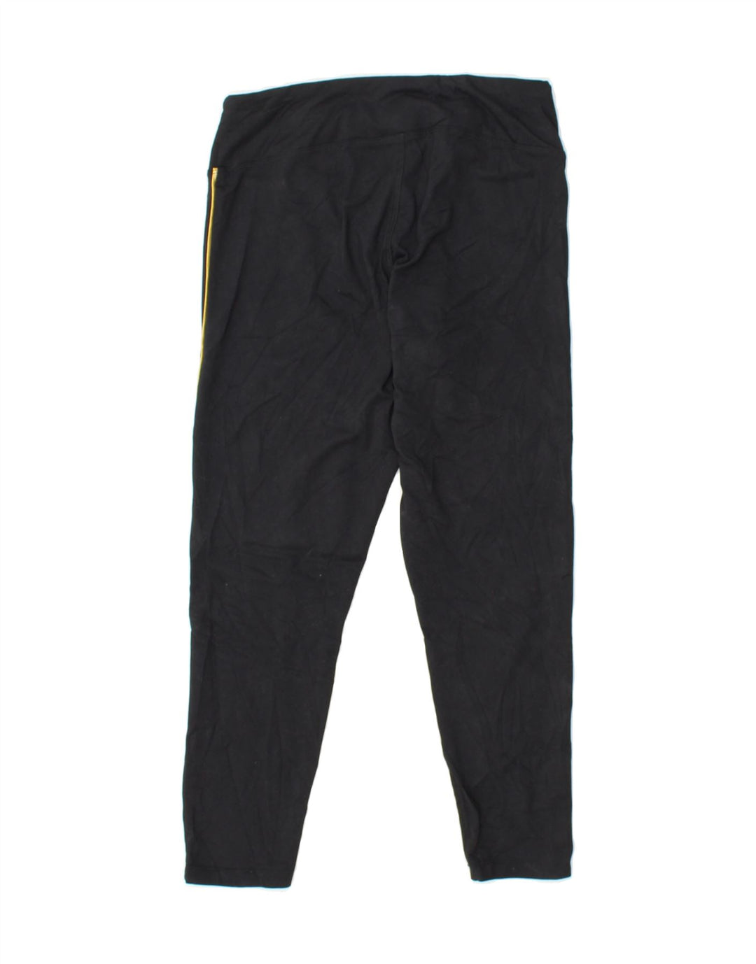 FILA Womens Graphic Capri Leggings UK 10 Small Black Cotton Vintage Fila and Second-Hand Fila from Messina Hembry 
