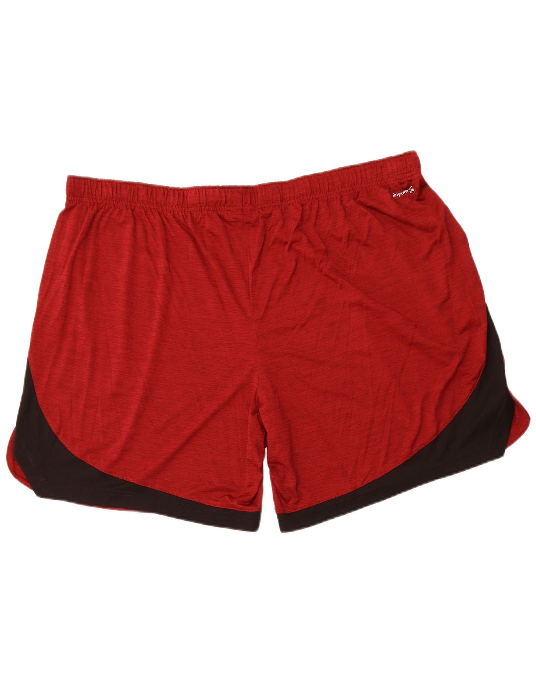 RUSSELL ATHLETIC Pantaloncini sportivi Dri-Power da uomo 3XL Rosso Colorblock
