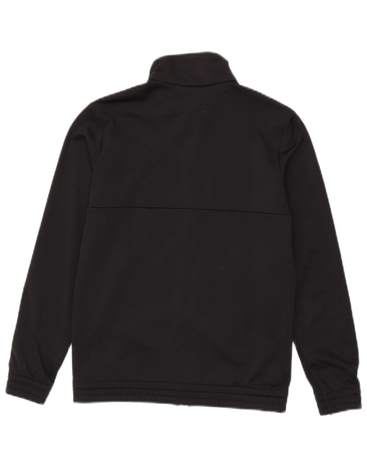 Giacca da tuta da ragazzo Adidas 10-11 anni in poliestere color block nero