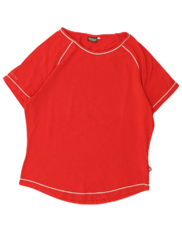 T-shirt da donna INVICTA Top UK 12 rosso medio in cotone