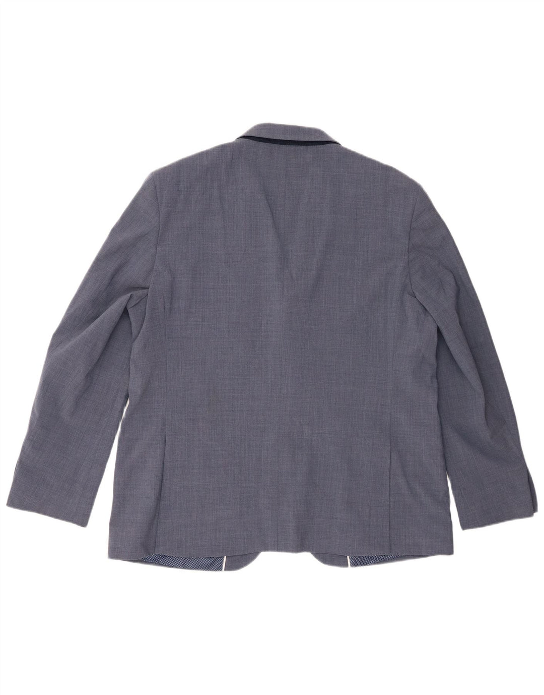 Giacca blazer a 2 bottoni Marks & Spencer da uomo UK 46 3XL lana blu