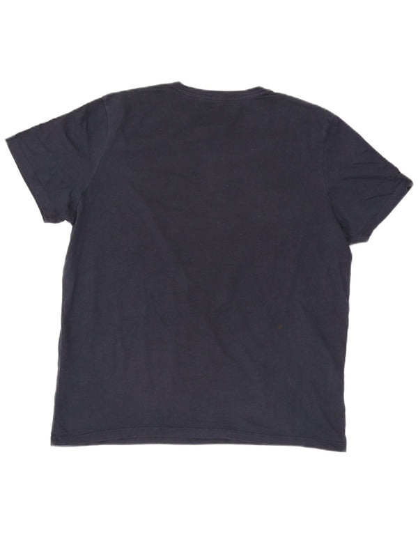 T-shirt da uomo Jack & Jones Top XL in cotone blu navy