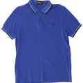 Polo Fred Perry da uomo slim fit in cotone blu medio