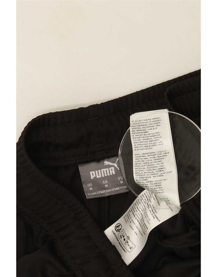 Pantaloni da tuta da uomo Puma Medium Black Colourblock in poliestere