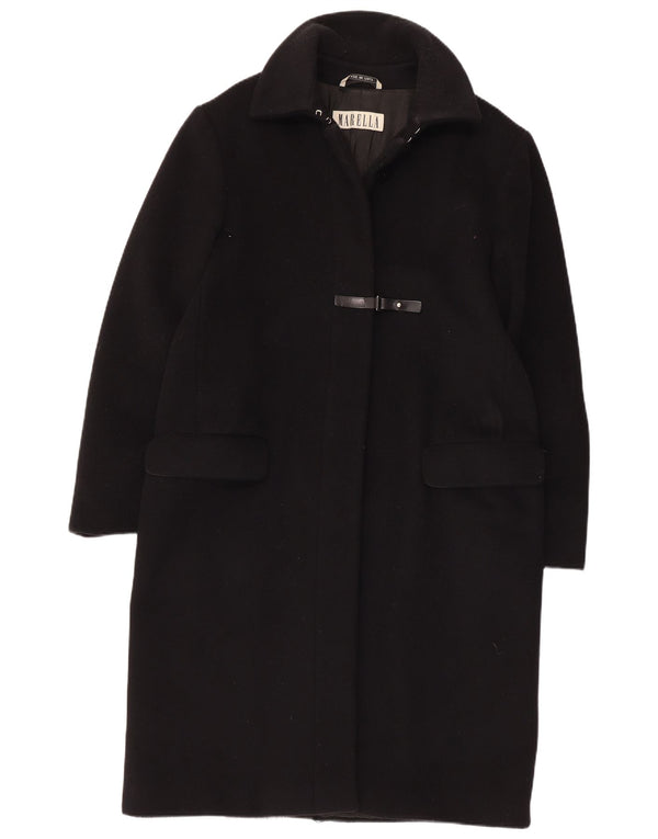 Cappotto da donna MARELLA UK 12 Lana vergine nera media