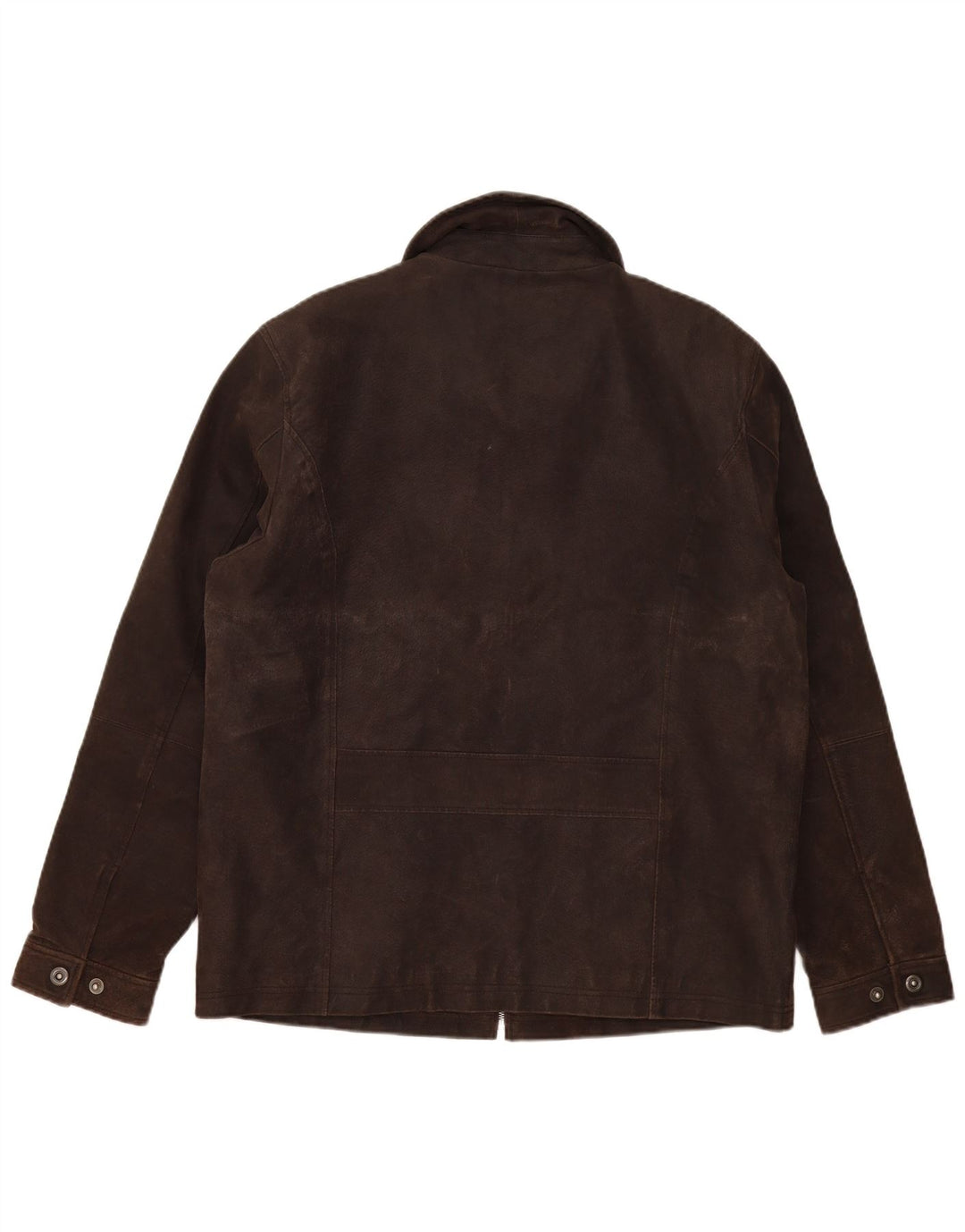 Giacca in pelle da uomo Tom Tailor UK 40 grande marrone