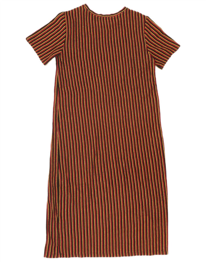 Abito a trapezio da donna Zara UK 10 piccolo a righe multicolore