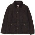 Giacca da uomo in cotone cerato Fat Face UK 40 grande nera