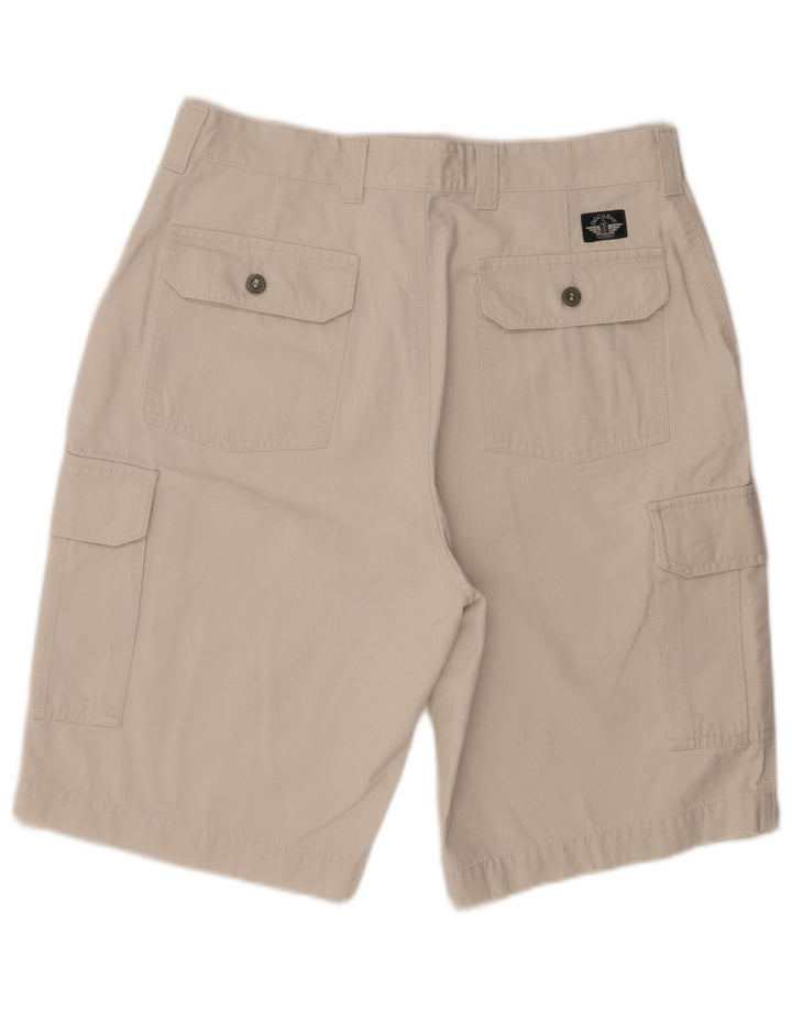 Pantaloncini cargo da donna Dockers W33 cotone bianco sporco medio