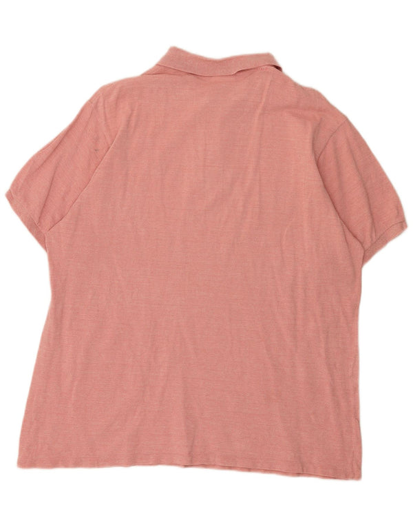 Polo da uomo Lacoste taglia 6 XL in cotone rosa
