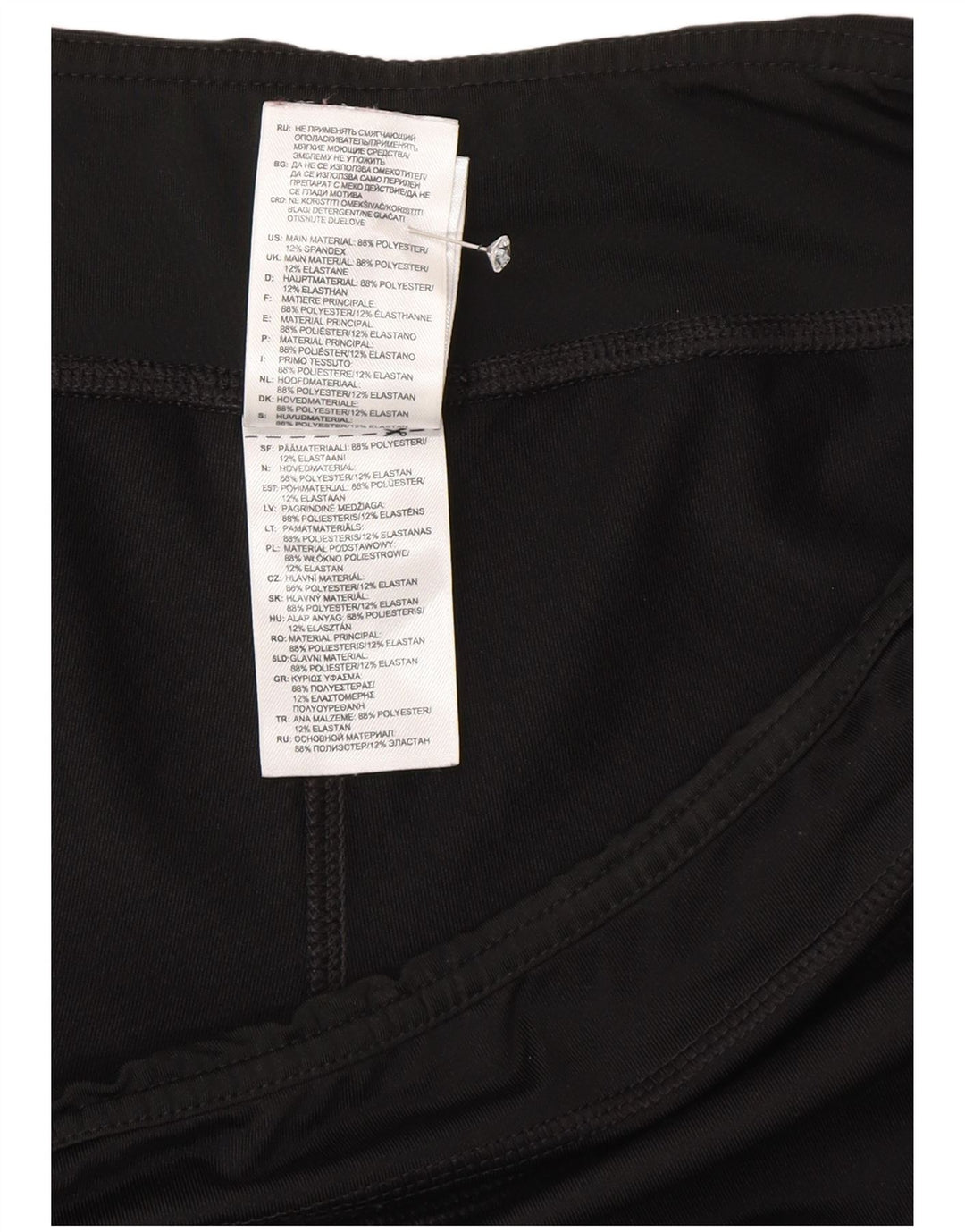Pantaloni da tuta Adidas Climalite da donna UK 16/18 Large Nero Poliestere