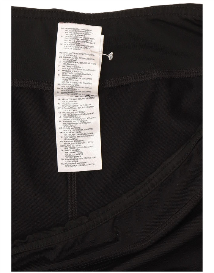 Pantaloni da tuta Adidas Climalite da donna UK 16/18 Large Nero Poliestere