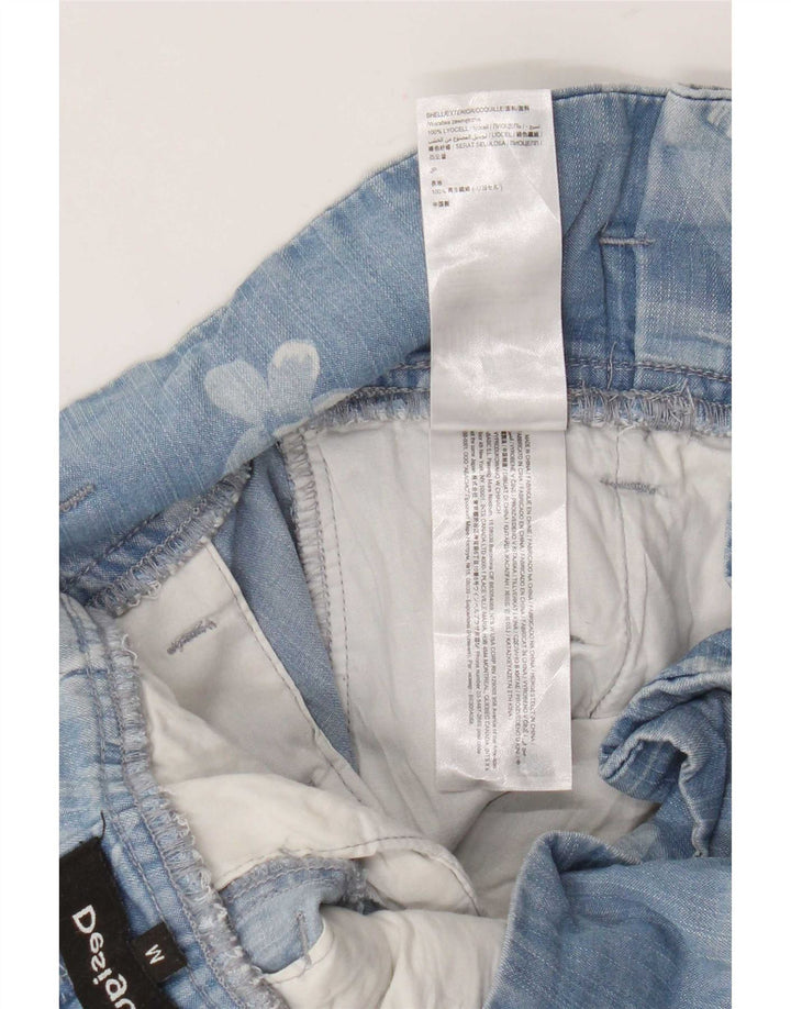 Pantaloni Cargo Harem da donna Desigual medi W32 L28 Lyocell floreale blu