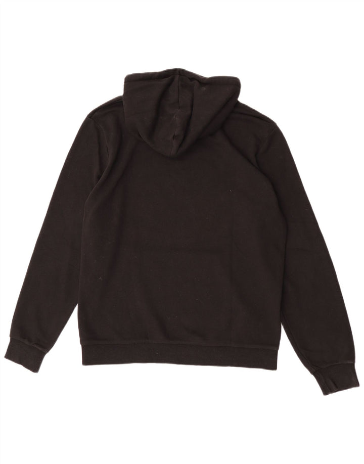 Felpa con cappuccio da uomo Puma media cotone nero