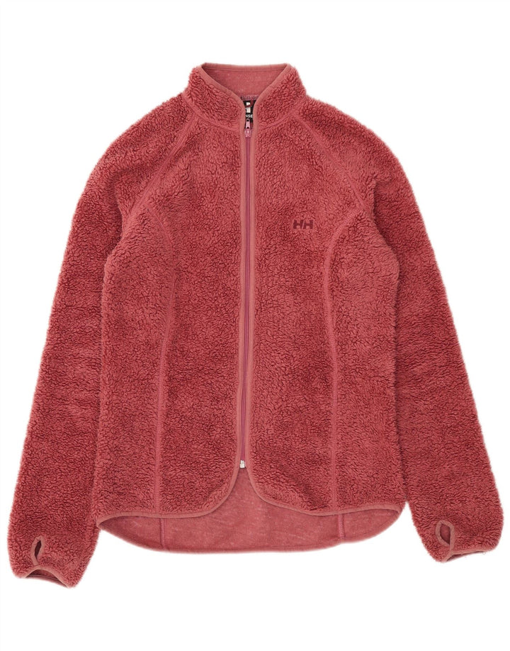 Giacca in pile da donna Helly Hansen UK 14 Acrilico bordeaux medio