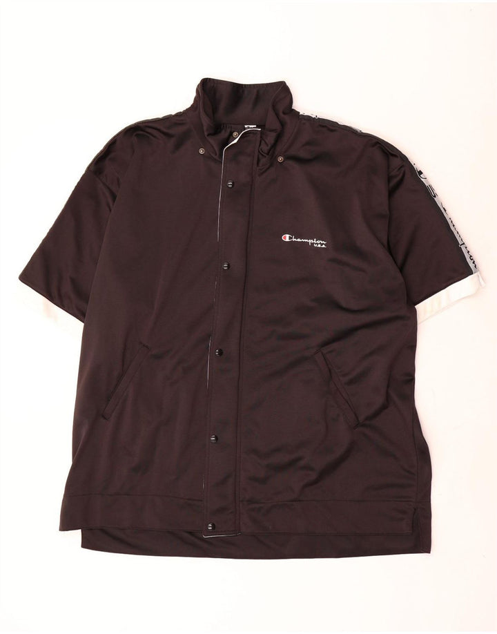 Giacca da tuta grafica da uomo Champion XL Black Colourblock