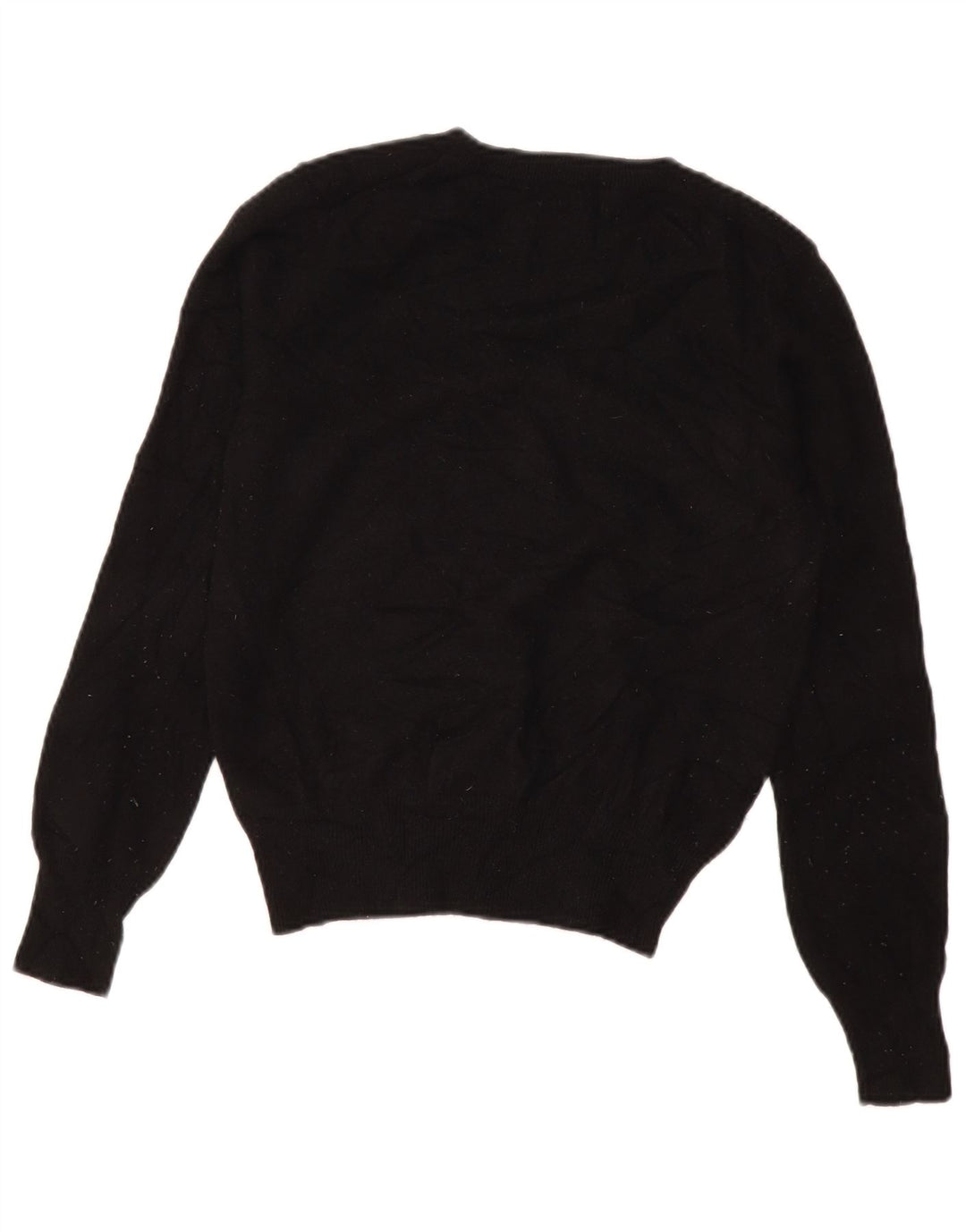 Maglione maglione girocollo autografo da donna Marks & Spencer UK 8 piccolo nero