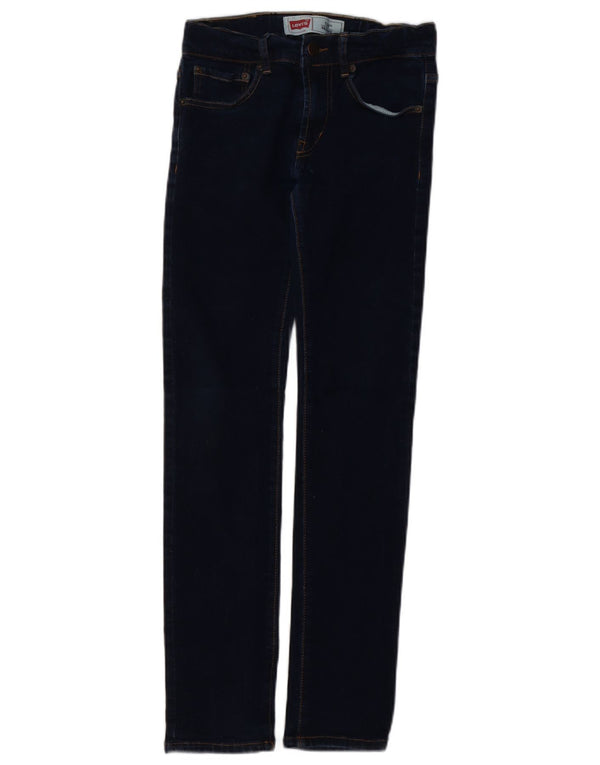 Levi's Ragazzi 510 Jeans Skinny 11-12 Anni W26 L28 Cotone Blu Navy