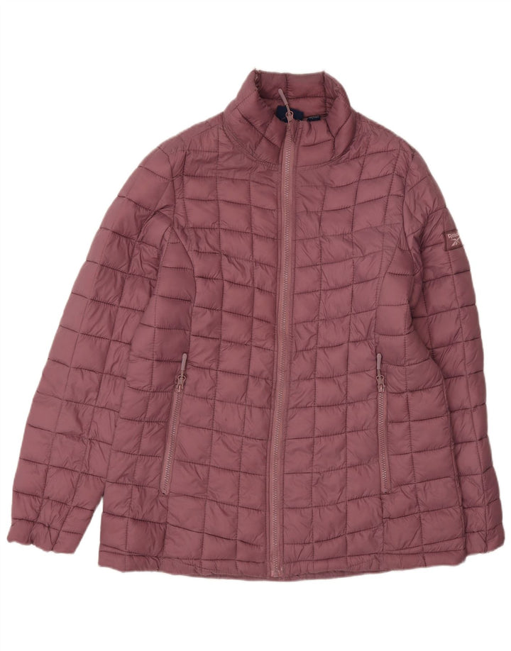 Giacca imbottita da donna Reebok UK 14 Medium Maroon Poliestere