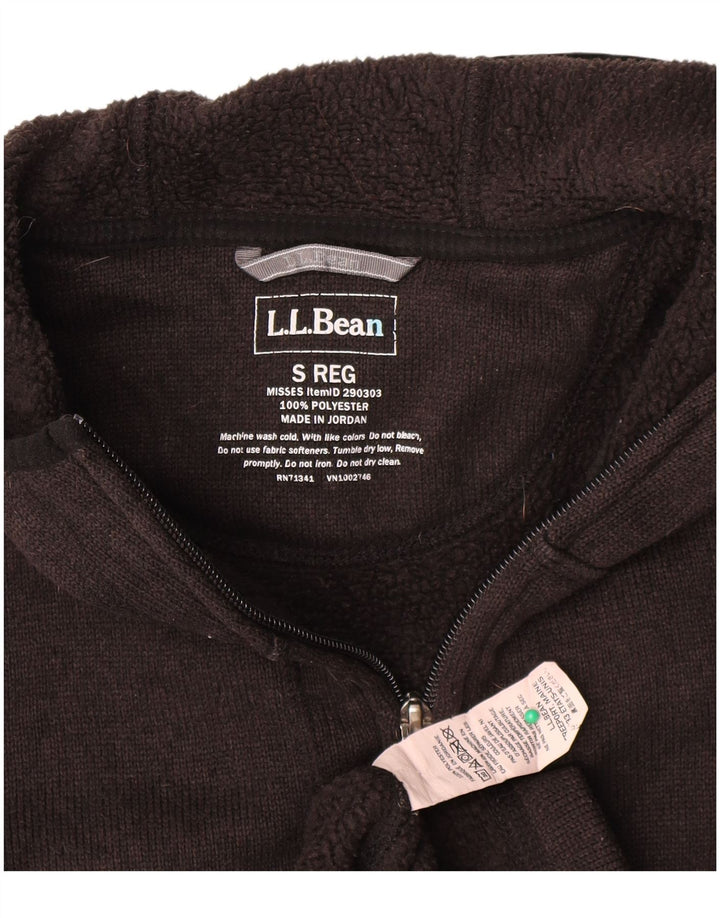 Cappotto con cappuccio da donna L.L.Bean UK 10 piccolo poliestere grigio