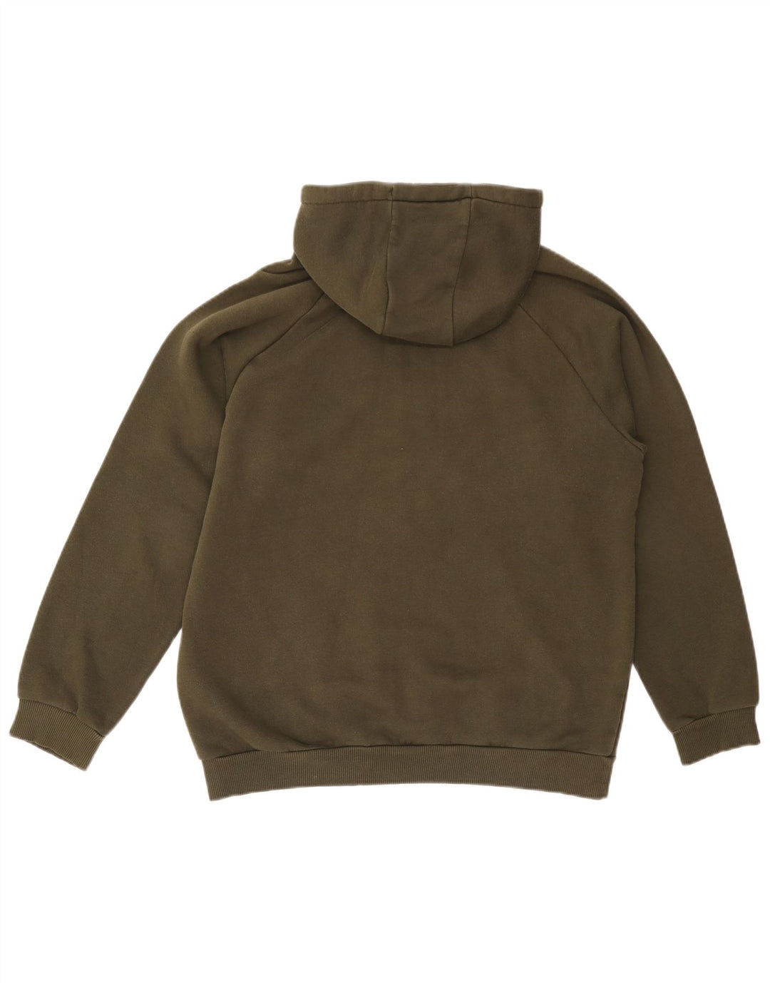 Felpa con cappuccio grafica da uomo Adidas Large in cotone kaki