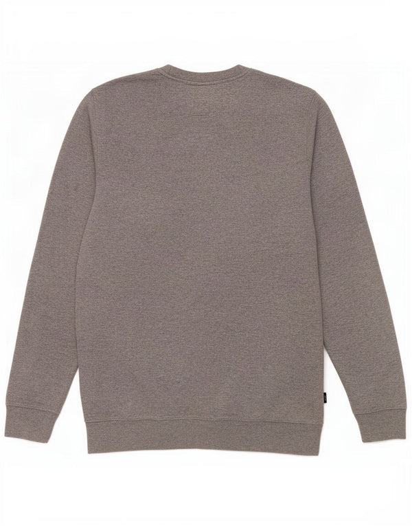 Felpa grafica da uomo di Vans, maglione piccolo, cotone chiazzato grigio