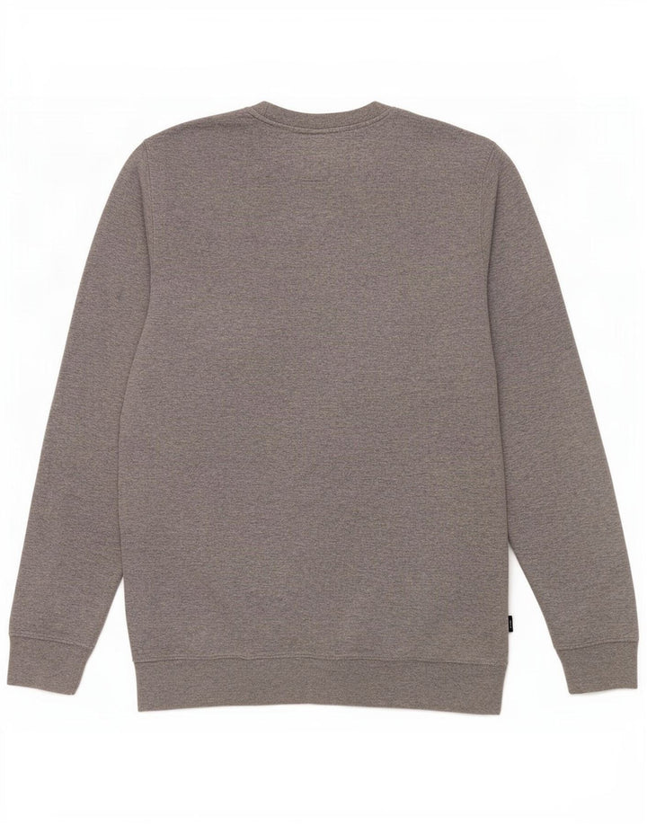 Felpa grafica da uomo di Vans, maglione piccolo, cotone chiazzato grigio