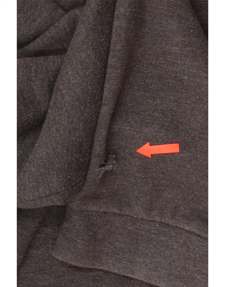 EDDIE BAUER Mens Zip Hoodie Sweater XL Grey Vintage Eddie Bauer and Second-Hand Eddie Bauer from Messina Hembry 